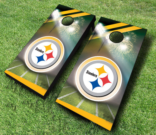 Pittsburgh Steelers Folded Glove Cornhole Set with Bags