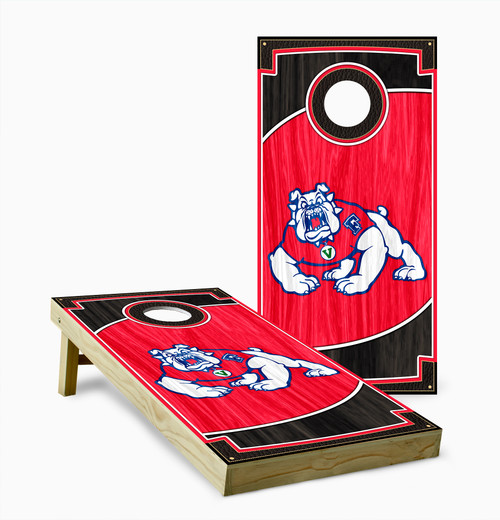 Fresno State Bulldogs Wood Cornhole Set with Bags