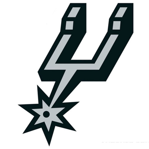 San Antonio Spurs Version 2 Cornhole Decal