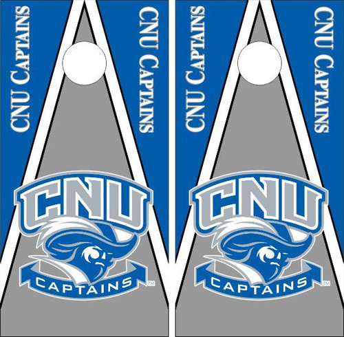 Christopher Newport Captains Cornhole Wraps - Set of 2