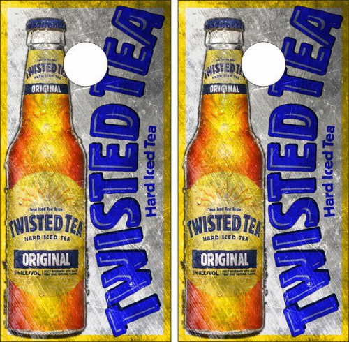 Twisted Tea Cornhole Wraps - Set of 2