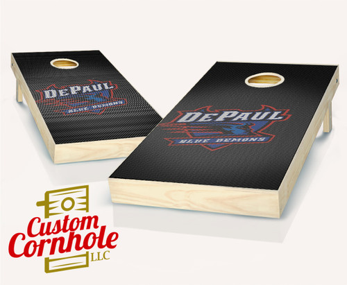 DePaul Blue Demons Slanted Cornhole Set with Bags