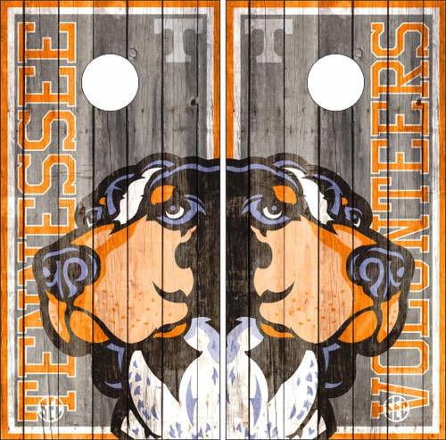 Tennessee Volunteers Version 5 Cornhole Wraps - Set of 2