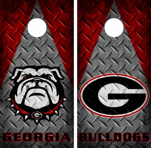 Georgia Bulldogs Version 9 Cornhole Wraps - Set of 2