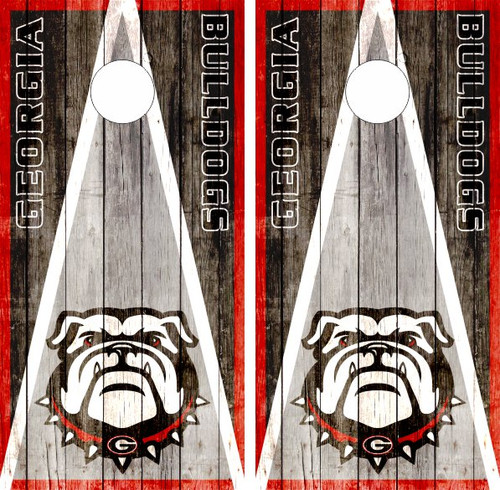 Georgia Bulldogs Version 10 Cornhole Wraps - Set of 2