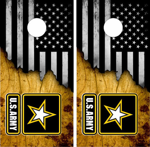 United States Army Cornhole Wraps - Set of 2