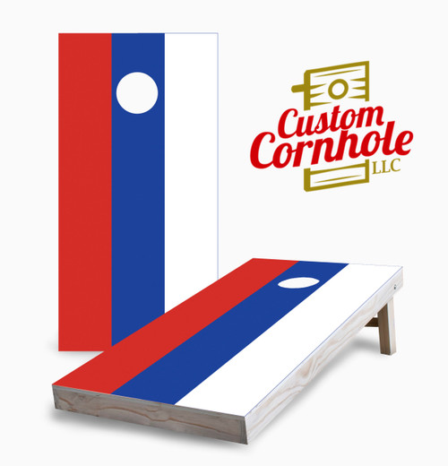 Russian Flag Cornhole Set with Bags