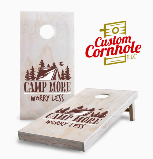 Camp More Worry Less Cornhole Set with Bags