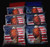 American Flag Bald Eagle Version 2 Cornhole Bags - Set of 8