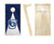 Creighton Bluejays Jersey Cornhole Set with Bags