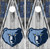 Memphis Grizzlies Version 2 Cornhole Wraps - Set of 2