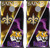 New Orleans Saints and LSU Tigers Cornhole Wraps - Set of 2