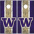 Washington Huskies Version 2 Cornhole Wraps - Set of 2