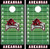 Arkansas Razorbacks Version 9 Cornhole Wraps - Set of 2