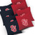 St John's Red Storm Striped Cornhole Set with Bags