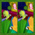 Parrot Paradise Cornhole Set with Bags