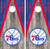 Philadelphia 76ers Version 3 Cornhole Wraps - Set of 2