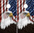 American Flag Eagle Cornhole Set with Bags