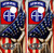 82nd Airborne Division American Flag Cornhole Set with Bags