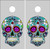 Sugar Skull Version 4 Cornhole Set with Bags