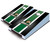 Wright State Raiders Striped Tabletop Set with Bags