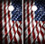 American Flag Concrete Cornhole Wraps - Set of 2