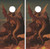 Earth and Fire Dragon Cornhole Wraps - Set of 2