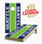 Seattle Seahawks Striped Cornhole Set with Bags