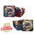 Red Gold Eagle Professional Cornhole Bags - Set of 8