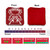 Red Blue Fish Logo Professional Cornhole Bags - Set of 8
