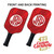 Custom Three Letter Monogram Red Pickleball Paddle Set