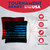 Blue Red Lines Tournament Cornhole Bags - Set of 8