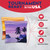 Orange Purple Beach Tournament Cornhole Bags - Set of 8