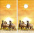 Horses on Beach Cornhole Set with Bags