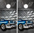 Classic Blue Hot Rod Car Version 5 Cornhole Set with Bags