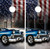 Classic Blue Hot Rod Car Version 6 Cornhole Set with Bags
