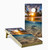 Tropical Beach with Fish Cornhole Set with Bags