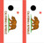 California State Flag Cornhole Wraps - Set of 2