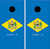 Delaware State Flag Cornhole Wraps - Set of 2