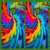 Liquid 3D Tie Dye Swirl Cornhole Wraps - Set of 2
