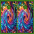 Liquid 3D Tie Dye Swirl Version 2 Cornhole Wraps - Set of 2
