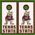 Texas State Bobcats Cornhole Wraps - Set of 2