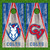 Brent Burkhart's Custom Cornhole Wraps - Set of 2 (Design #2)