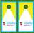Jason Sachs' Custom Cornhole Wraps - Set of 2 (Design #5)