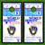 Milwaukee Brewers Version 9 Cornhole Wraps - Set of 2