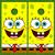 SpongeBob SquarePants Cornhole Wraps - Set of 2