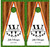 Joel Brady's Custom Cornhole Wraps - Set of 2 (Design #17)