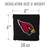 Arizona Cardinals Dual-Sided All-Weather Cornhole Bags – Set of 8