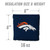 Denver Broncos Dual-Sided All-Weather Cornhole Bags – Set of 8