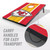 Kansas City Chiefs MDF Tailgate Cornhole Set with Team Bags